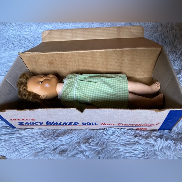 Antique Vintage Saucy Walker Doll with Original Box - Picture 3 of 10